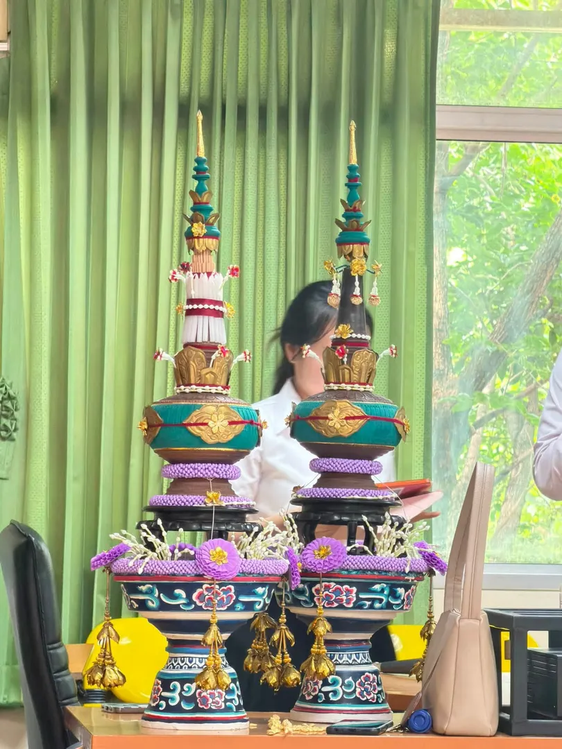 สาขาวิชาภาษาและวัฒนธรรมอาเซียน จัดพิธีไหว้ครูและพิธีบายศรีสู่ขวัญน้องใหม่ ประจำปีการศึกษา 2569  4